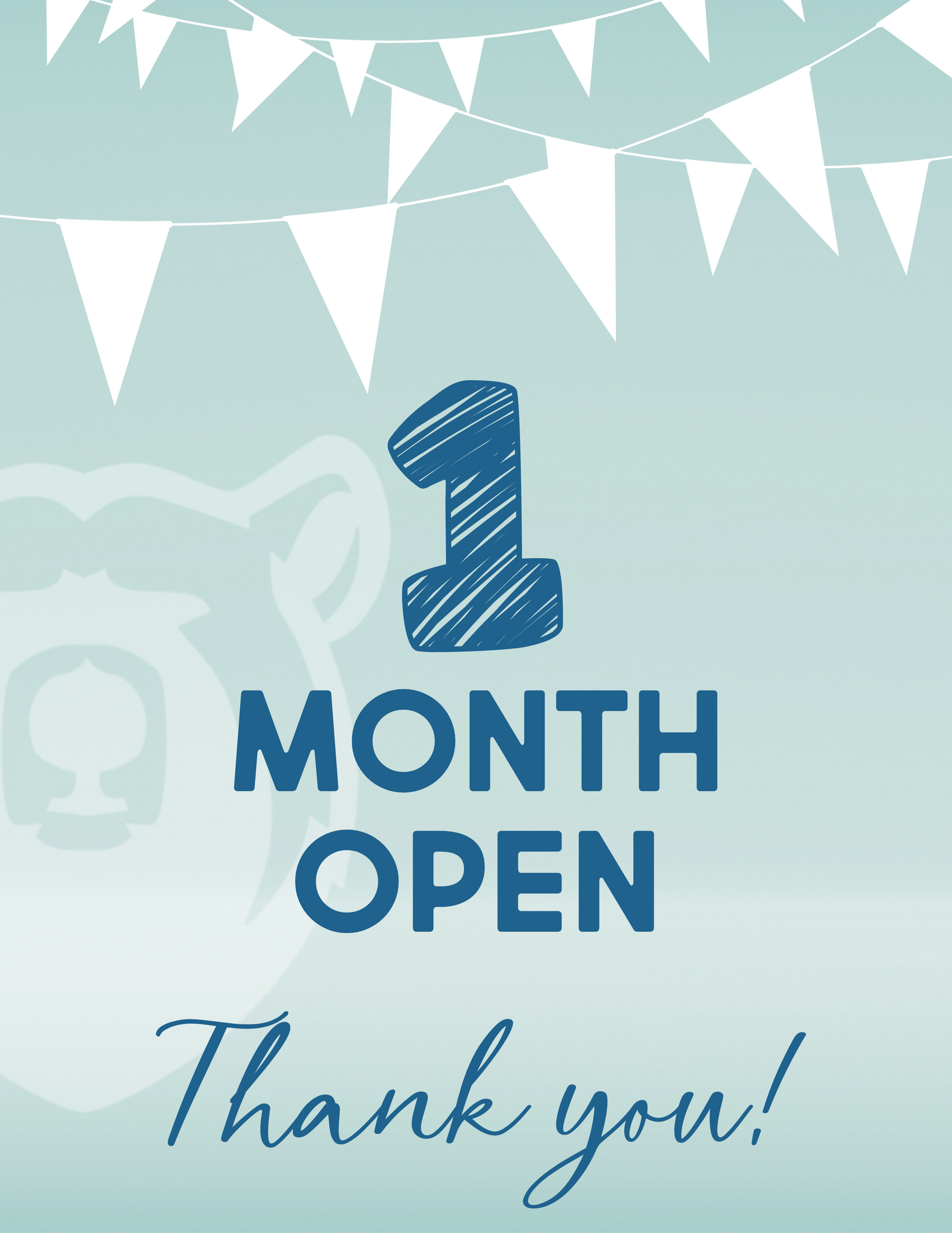 One Month Re-Opened and a BIG Thanks!