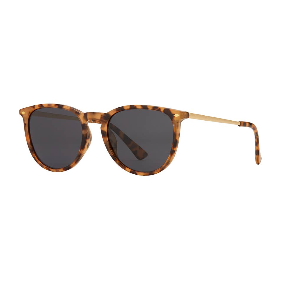 Blue Planet Sunglasses | Aire - Honey Tortoise /Gold / Smoke Polarized Lens