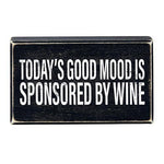 Block Sign | 6x3.5 Blk Box Sign-Good Mood