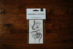 Temporary Oversized Tattoo Set | Garden Snake (Among the Poppies)