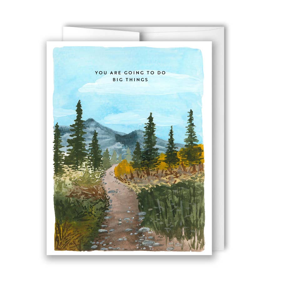 Congrats or Encouragement Card | You Are Going To Do Big Things