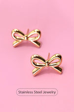 Bow Stud Earrings | 18K STAINLESS STEEL TARNISH FREE BOW