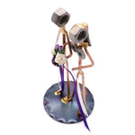 Handmade Metal Figurine | Bride and Groom