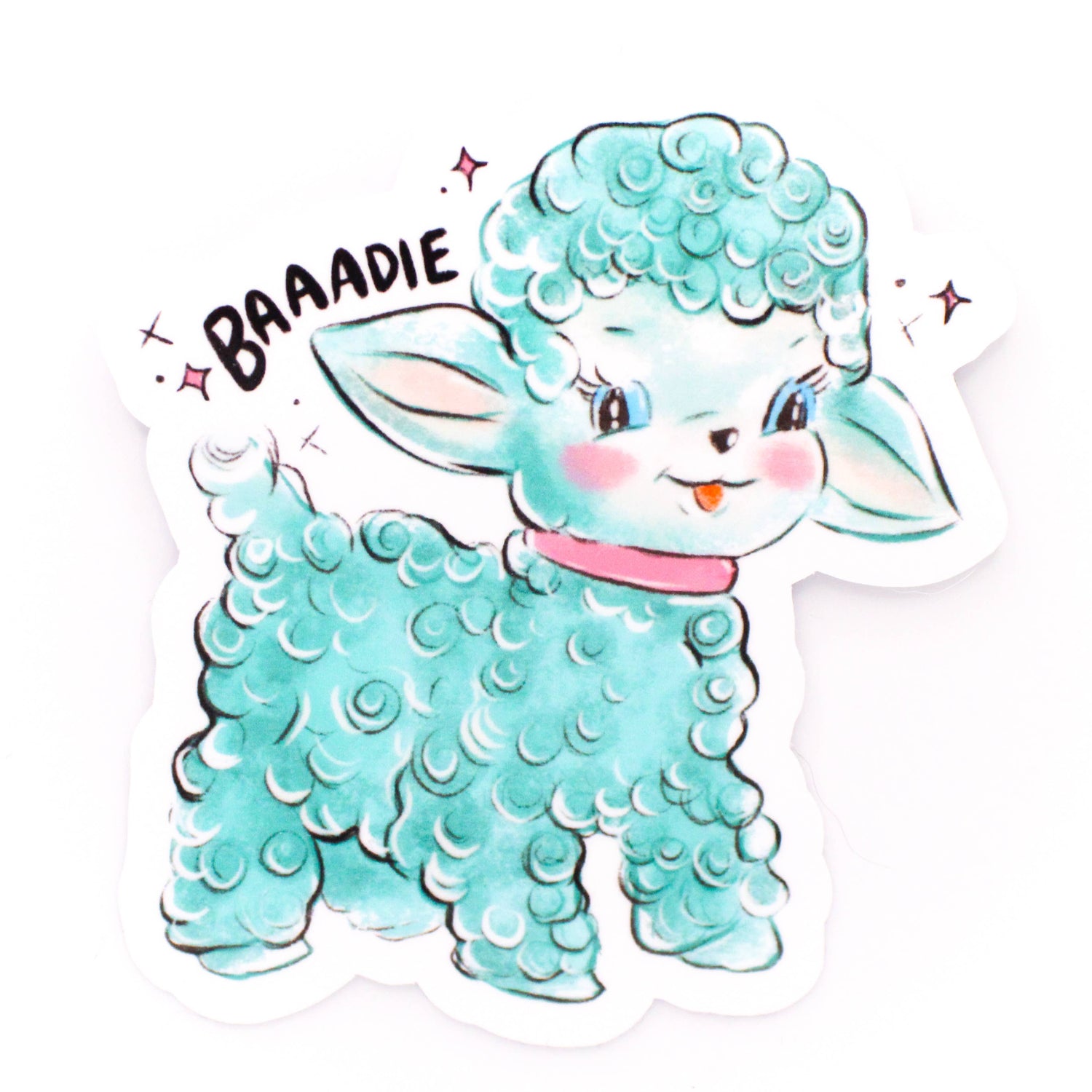 Vinyl Sticker | Little Baddie Lamb