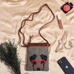 DOG CANVAS CROSSBODY Up-Cycled