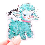 Vinyl Sticker | Little Baddie Lamb