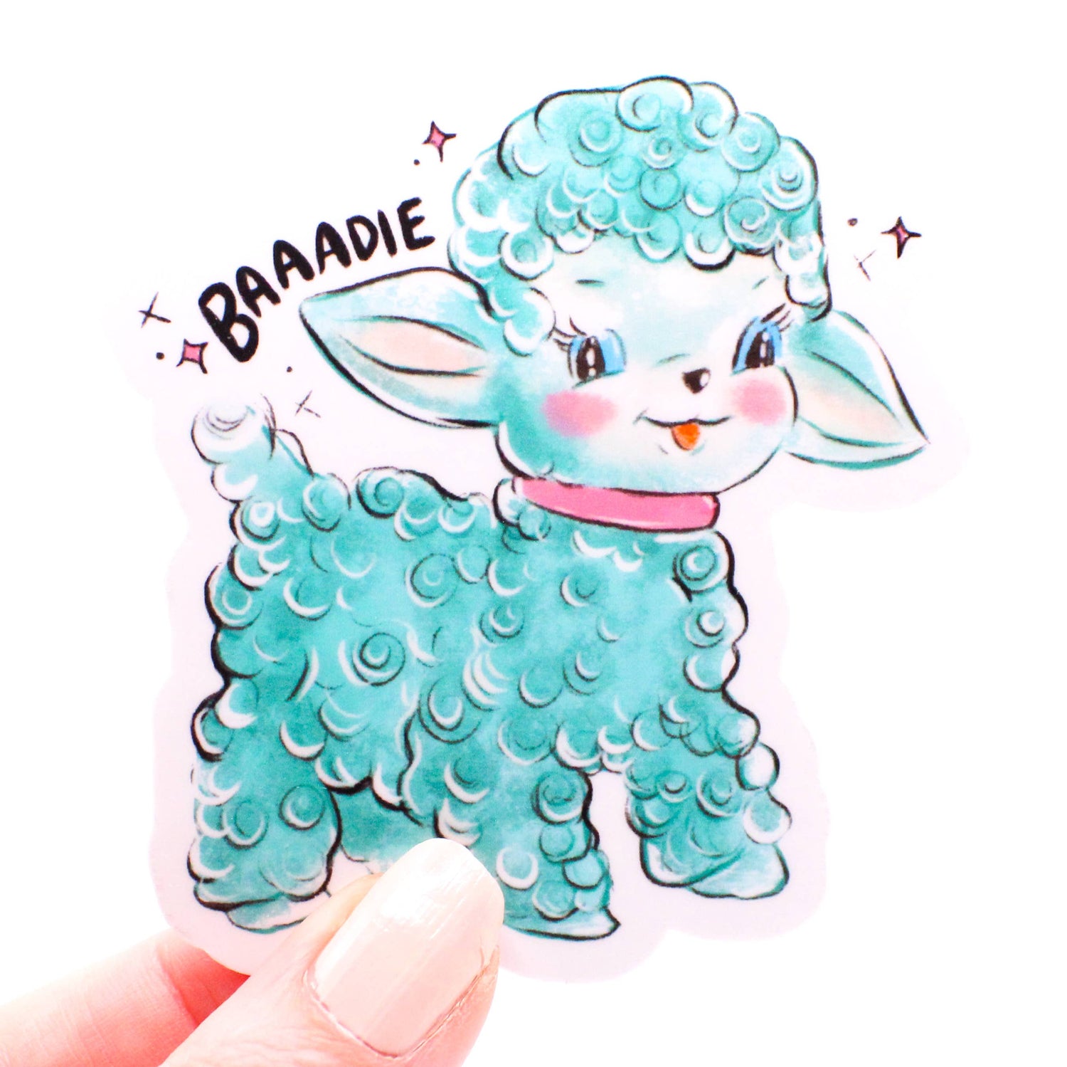 Vinyl Sticker | Little Baddie Lamb