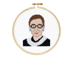Cross Stitch Kit | Ruth Bader Ginsburg