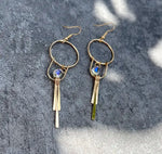 Earrings | Boho Glass Chandelier