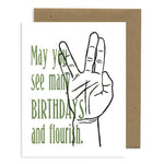 Greeting Card | Vulcan Greeting (Letterpress)