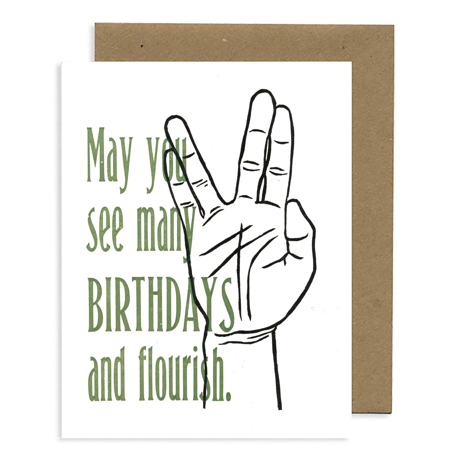 Greeting Card | Vulcan Greeting (Letterpress)