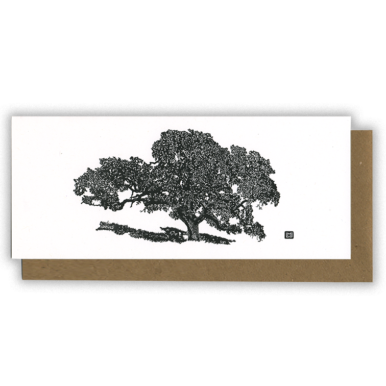 *Greeting Card | 'Golden Oak' (Letterpress)