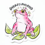 Vinyl Sticker | Overstimulated Frog