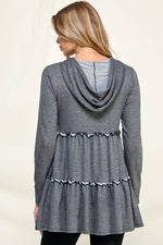 Knit Hoodie Tunic