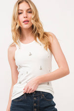 Tank | Jewel Beaded Tank Top