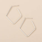 Scout Refined Earring Collection | Orion Diamond Hoop | Silver