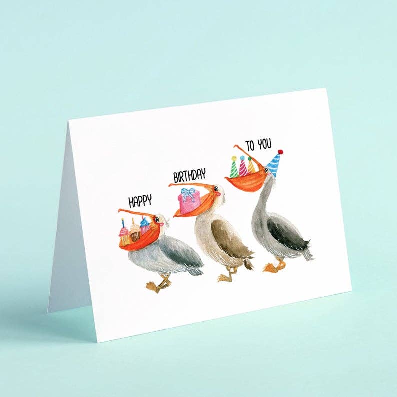 Birthday Card | Pelican Party