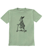 Kid's T-Shirt | Bunny On a Scooter