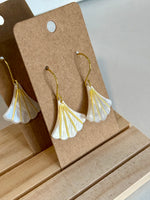 Dangle Earrings | Mother of Pearl Fans
