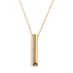 Calming Necklace | BeCalm Gold Breathing Necklace - 20in