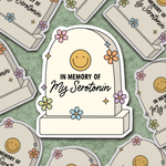 Sticker | RIP My Serotonin, Funny