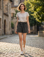 100% Cotton Shorts | Double Gauze Drawstring w/ Pockets
