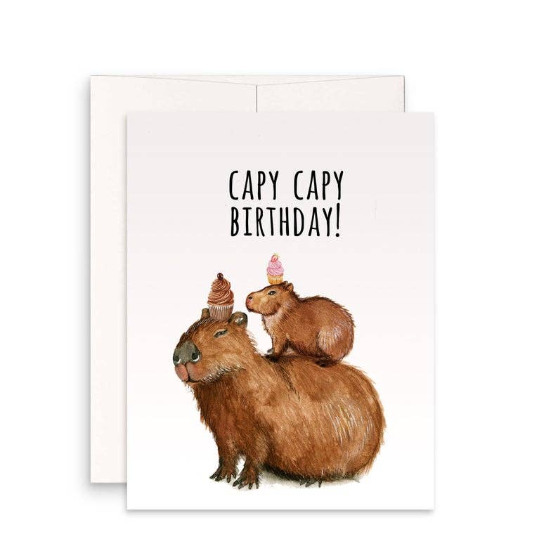 Birthday Card | Funny Capybara