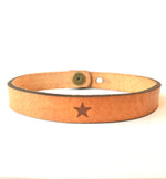 Star Thin Leather Bracelet