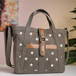 Escape Star Up-Cycled Canvas Crossbody Bag