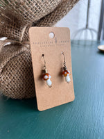 Earrings | Small Glass Mushroom