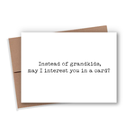 Greeting Card | Grandkids Substitute