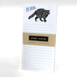 Notepad | OH DANG. Raccoon