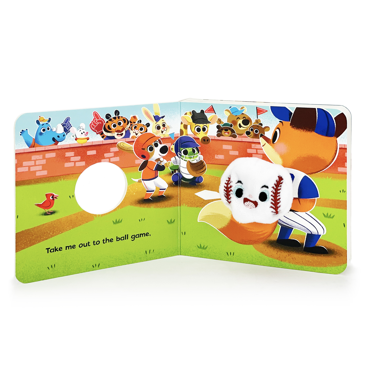 Children's Book | Baseball! Interactive Finger Puppet Board Book