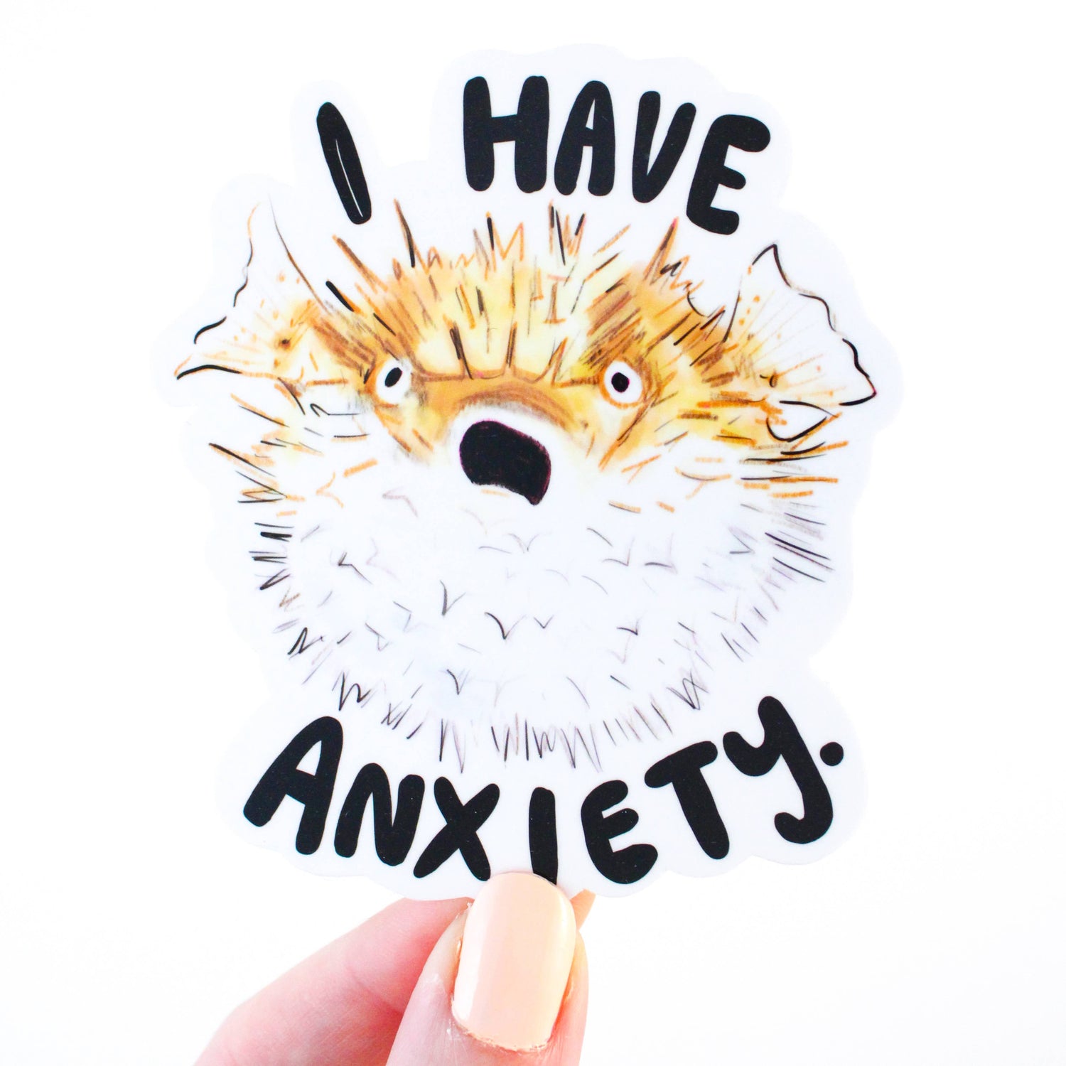 Sticker | Anxiety Pufferfish