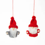 Ornament | Mini Knit Santa 2.75in