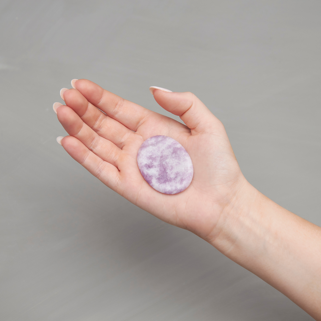 lepidolite soothing stone