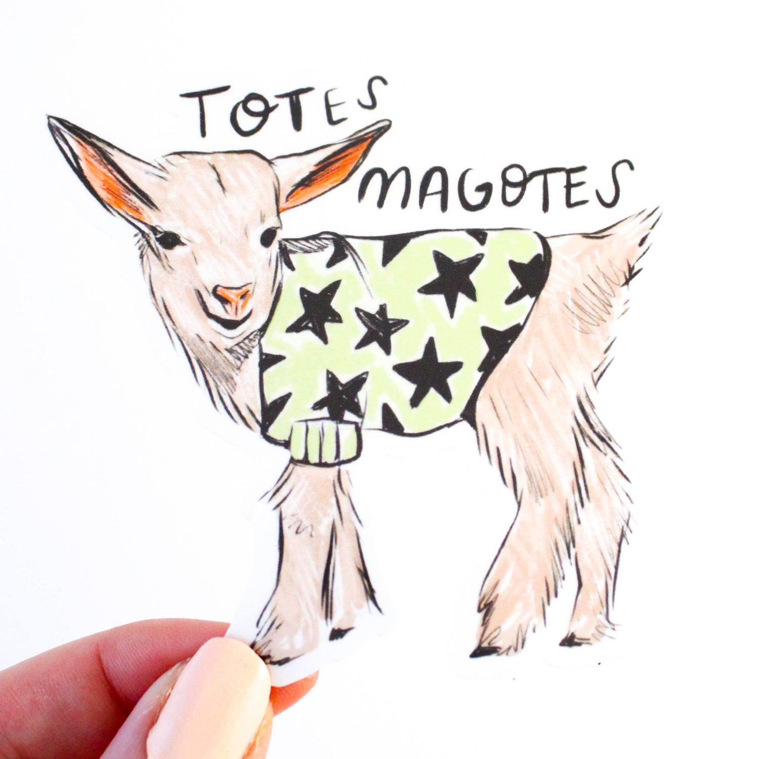 Vinyl Sticker | Totes Magotes Baby Goat