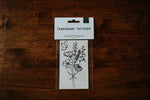 Temporary Oversized Tattoo Set | Butterfly Floral
