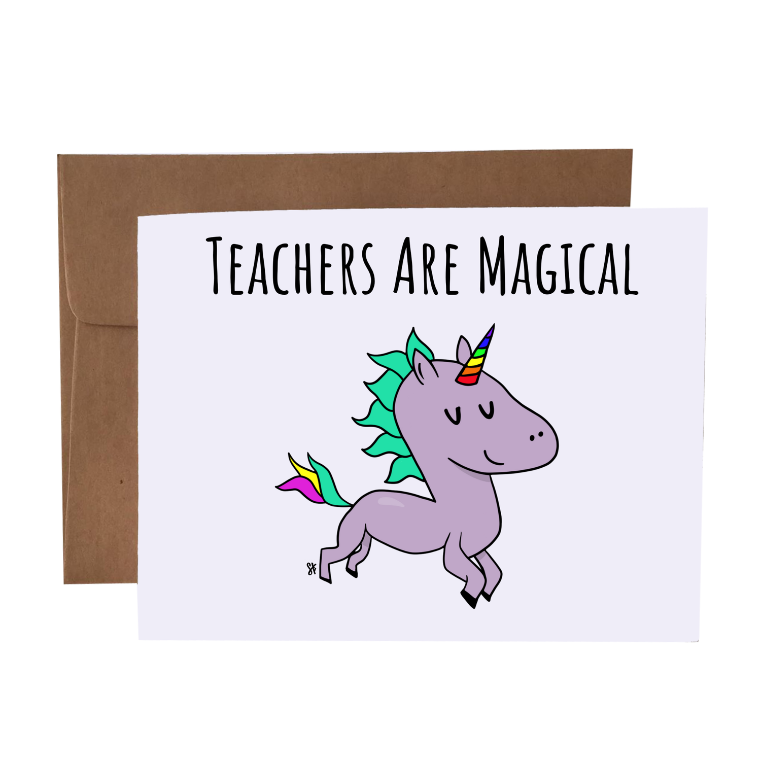 Greeting Card | Teachers Are Magical Unicorn Pun