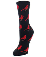 Women's Socks | Cardinal Bamboo Crew