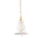 Ornament | Metal Santa Bell