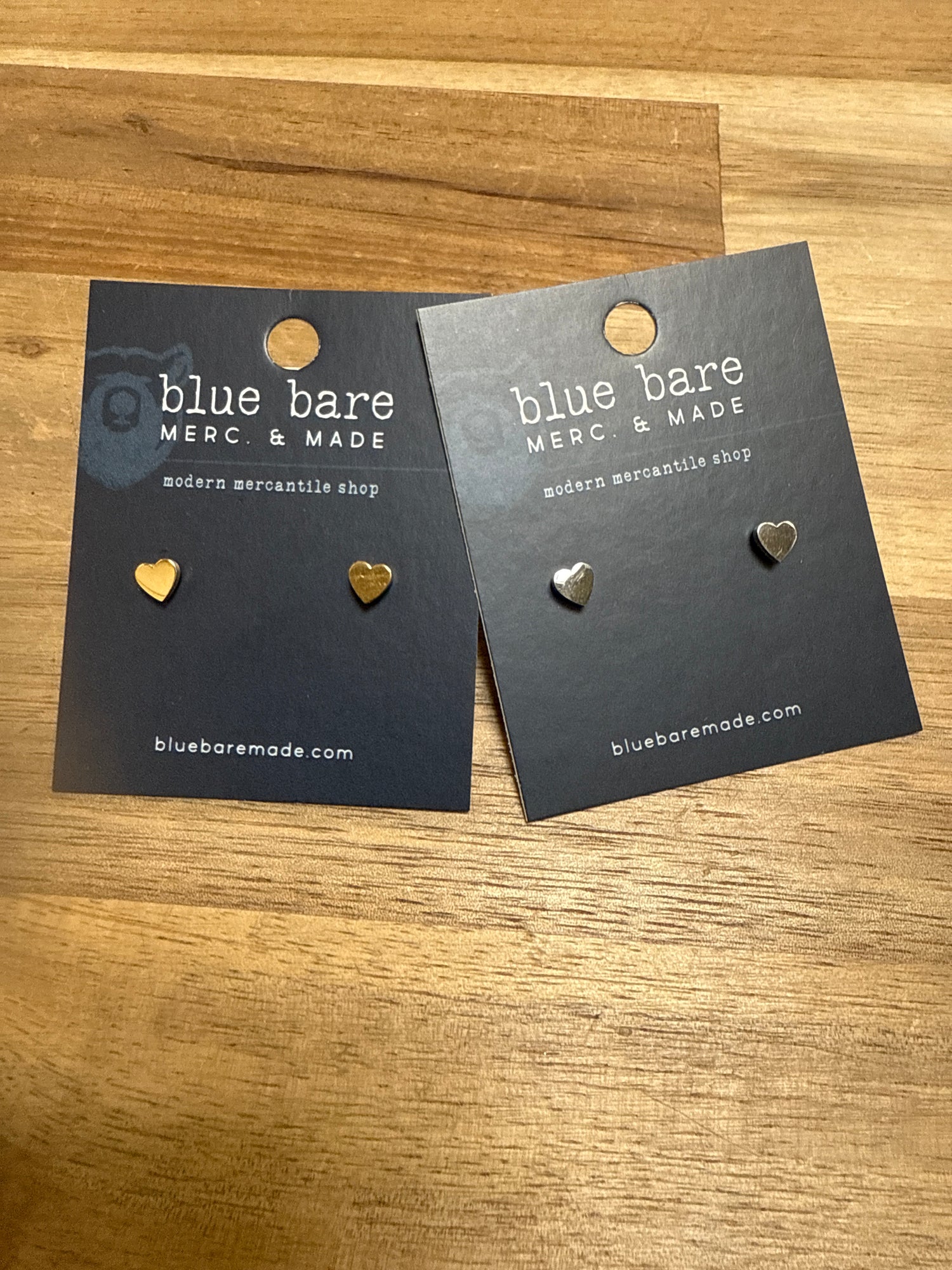 Stainless Stud Earrings | Mini Hearts