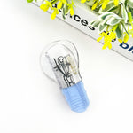 Hair Claw Clip | Blue Light Bulb, Acetate