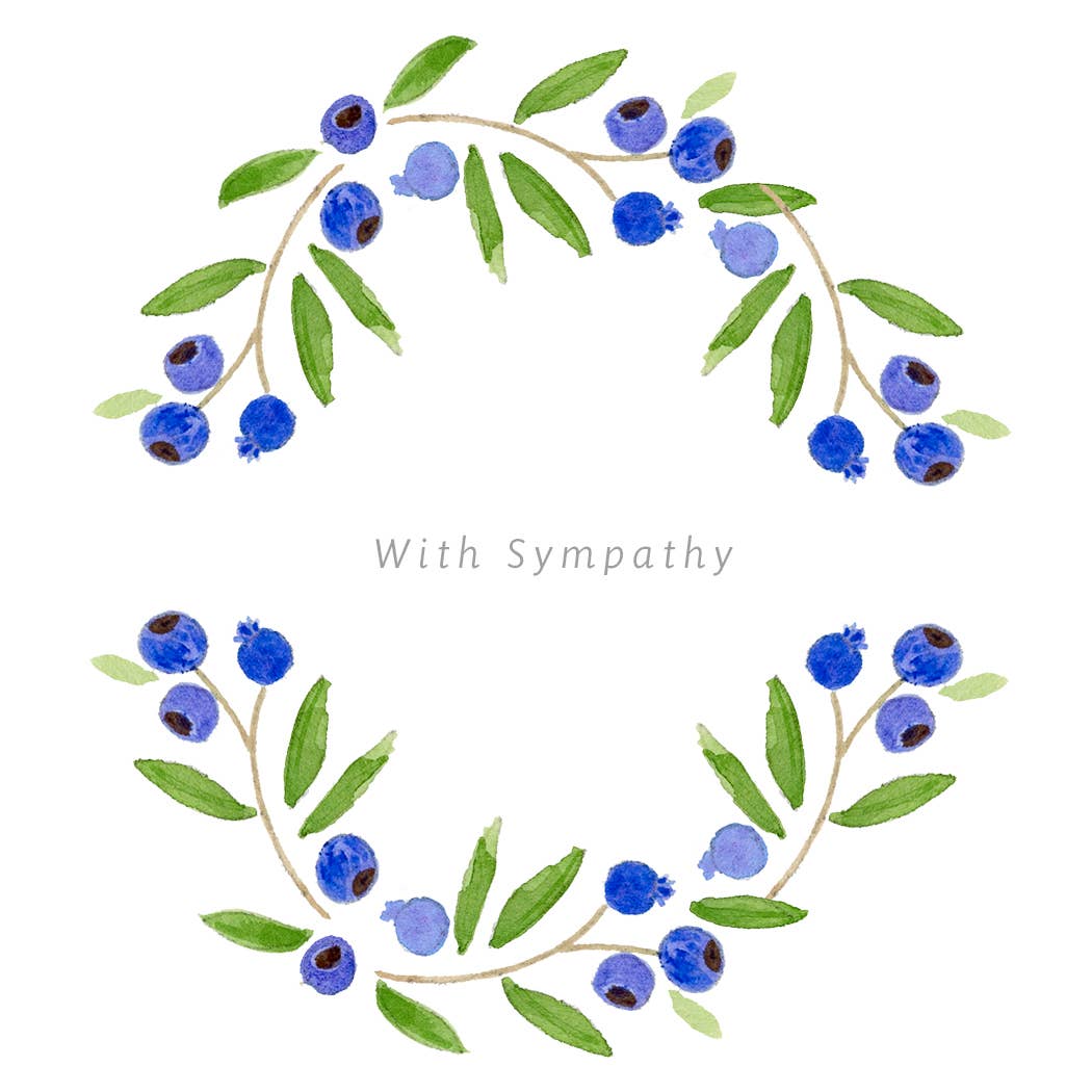 GC | Blueberry Sympathy Wreath