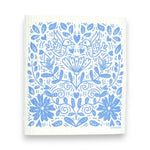 Blue Floral Pattern Towel | Cleaning | Swedish Dish Cloth