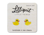 Stud Earrings | Rubber Duck