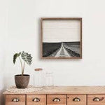 Framed Wooden Art | The Road