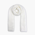 Cable Knit Scarf | Black or White