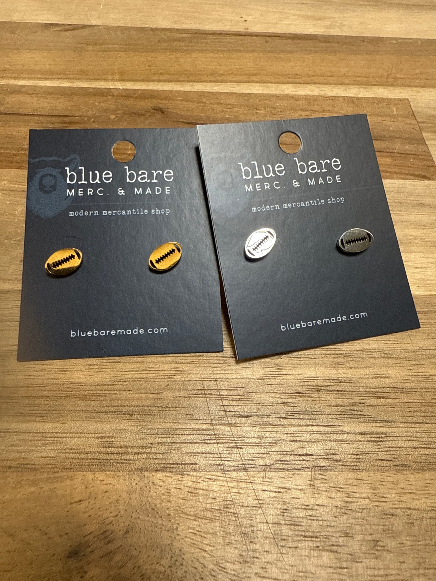 Stainless Stud Earrings | Footballs