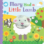 Finger Puppet Board Book | Mary Had a Little Lamb Nursery Rhyme